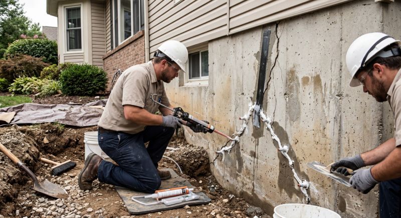 Cracked Foundation Repair in Dorchester County, SC