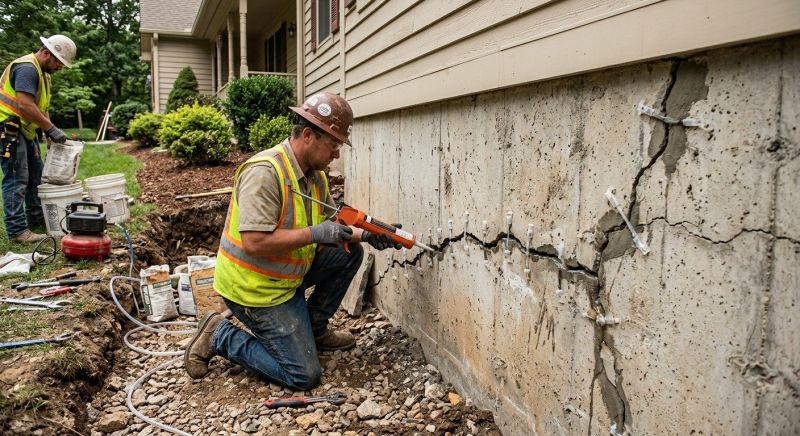 Cracked Foundation Repair in Charleston, SC