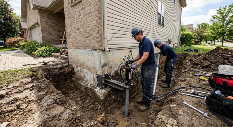 Foundation Settlement Repair in Charleston, SC