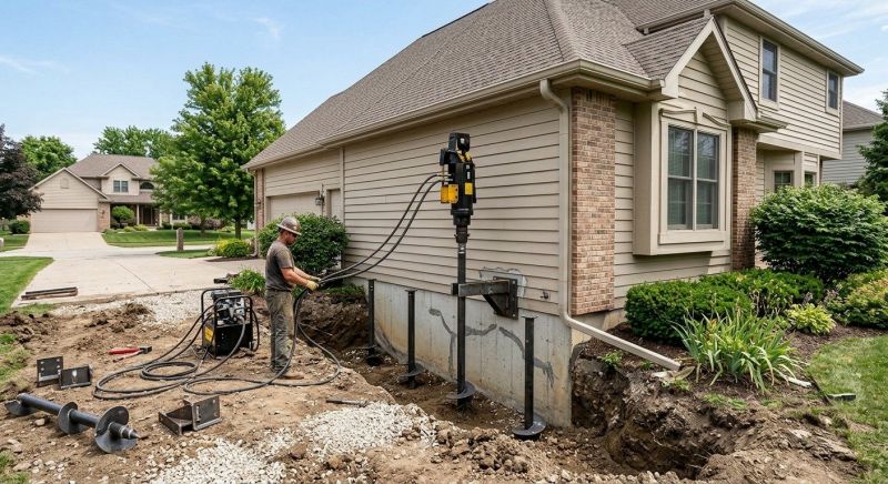 Helical Pile Installation in Charleston, SC