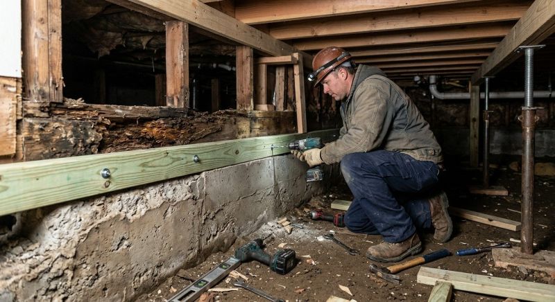 Sinking Foundation Repair in Ladson, SC